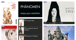 Desktop Screenshot of phaenomen-verlag.de